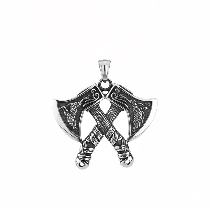 ULIKING JEWELRY PENDANTS Nordic Viking Tomahawk Stainless Steel Pendant 05