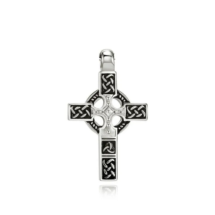  ULIKING JEWELRY PENDANTS Vintage Celtic Knot Stainless Steel Cross Pendant 09