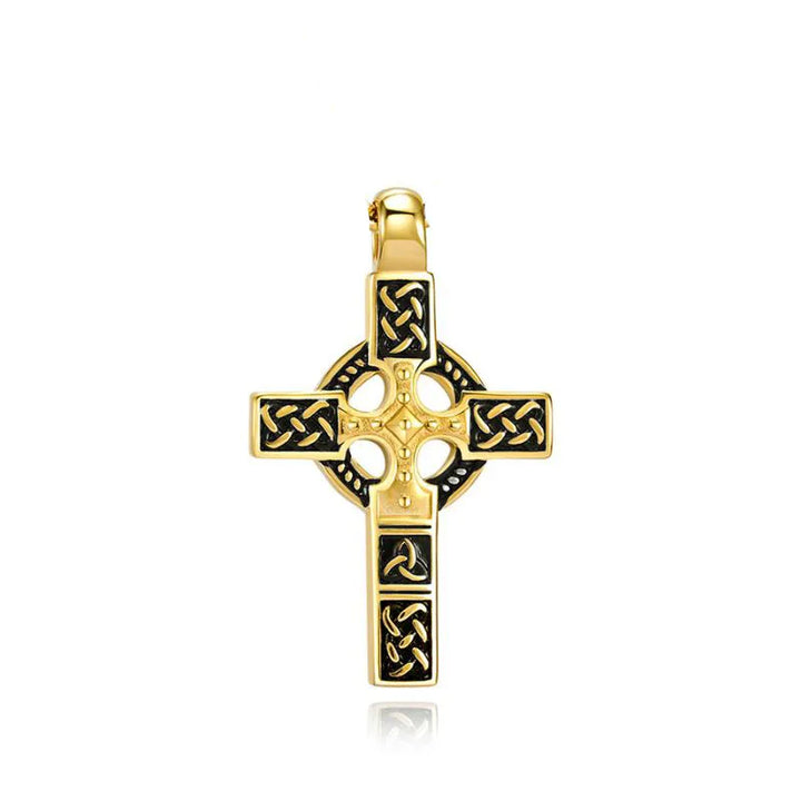  ULIKING JEWELRY PENDANTS Vintage Celtic Knot Stainless Steel Cross Pendant 11