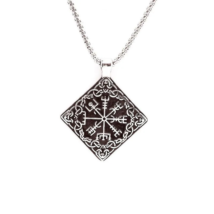 ULIKING JEWELRY PENDANTS Viking Compass  Stainless Steel Pendant Necklace 05