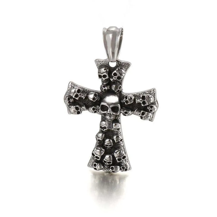  ULIKING JEWELRY PENDANTS  Vintage Cross Skull Pendant 08