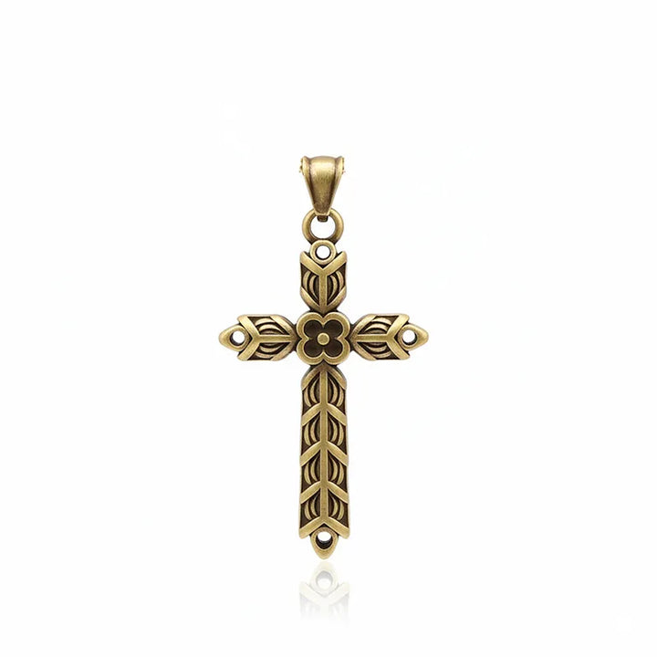 ULIKING JEWELRY PENDANTS Vintage Cross Stainless Steel Pendant Necklace 05