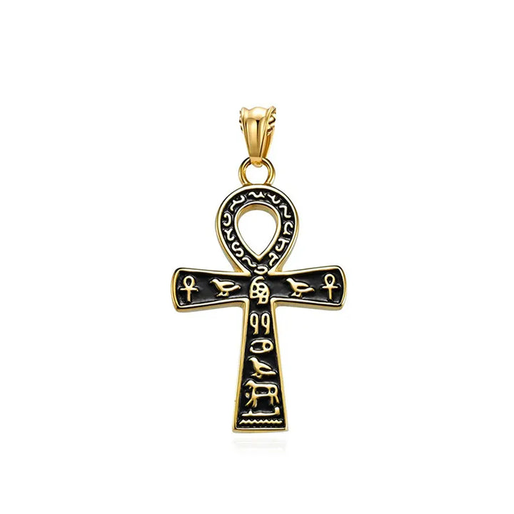  ULIKING JEWELRY PENDANTS Vintage Egyptian Ankara Cross Necklace 11