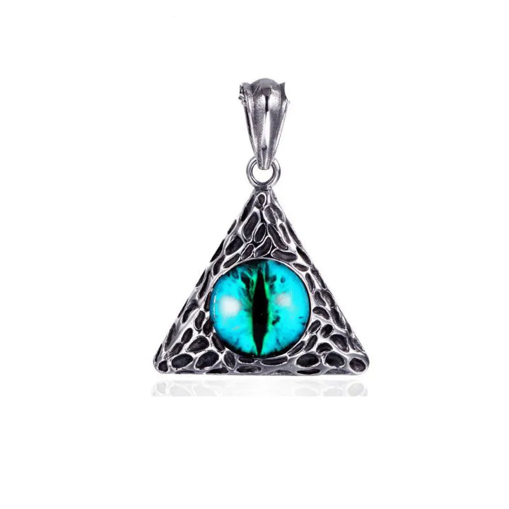  ULIKING JEWELRY PENDANTS  Vintage Eight-pointed Star Devil Eye Pendant  07