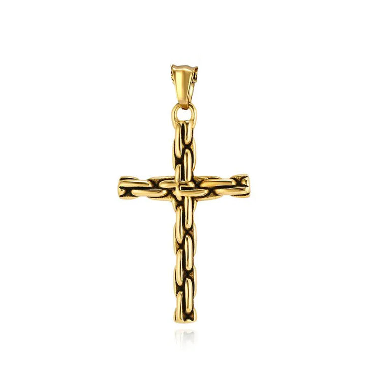  ULIKING JEWELRY PENDANTS   Vintage Punk Cross Stainless Steel Pendant  08