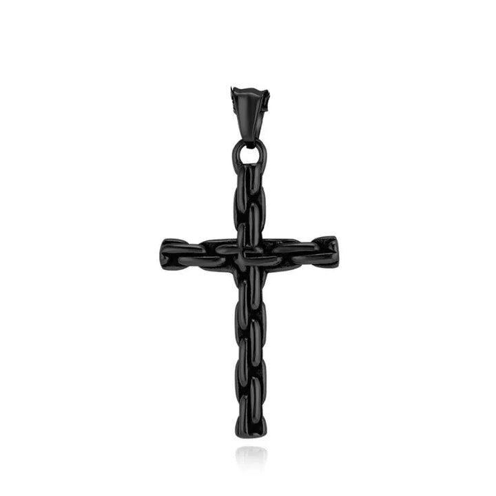  ULIKING JEWELRY PENDANTS   Vintage Punk Cross Stainless Steel Pendant  09