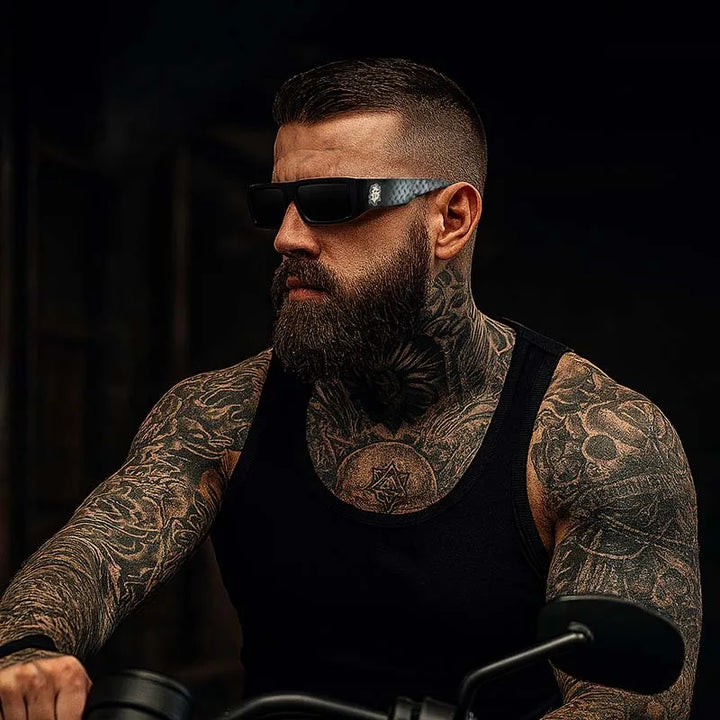  ULIKING JEWELRY SUNGLASSES Vintage Punk Hip-Hop Style G618 Polarized Sunglasses 02
