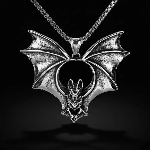  ULIKING JEWELRY PENDANTS Vintage  Vampire Bat Stainless Steel Pendant 07