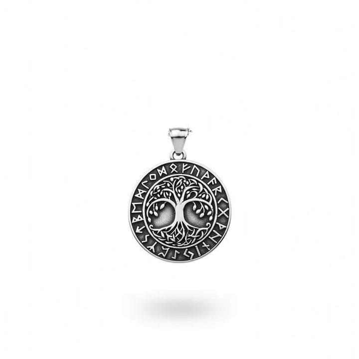 ULIKING JEWELRY PENDANTS Vintage Viking Tree Of Life Stainless Steel Pendant Necklace 05