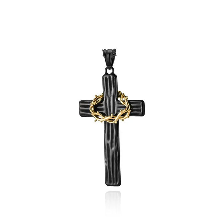  ULIKING JEWELRY PENDANTS  Vintage Wreath Cross Pendant  09