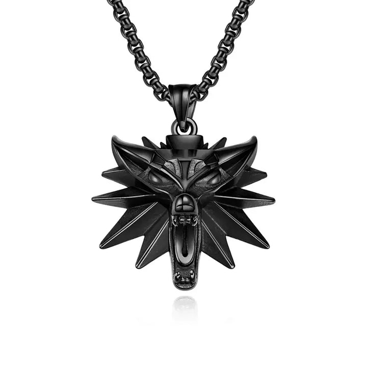  ULIKING JEWELRY PENDANTS  Witcher 3 Wolf Head Pendant  08