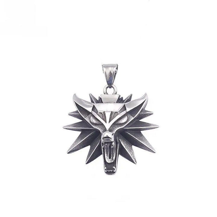  ULIKING JEWELRY PENDANTS  Witcher 3 Wolf Head Pendant  03